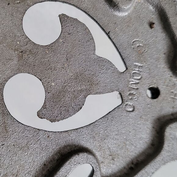 Vintage Curved 5 Candelabra Wall Sconce Candle Holder Metal Black  Gothic 27' - Picture 11 of 15